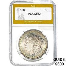 1886 Morgan Dollar PGA MS65