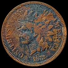1872 Indian Head Cent LIGHTLY CIRCULATED