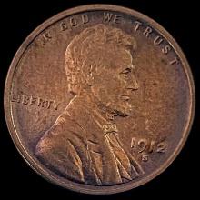 1912-S Lincoln Wheat Cent UNCIRCULATED