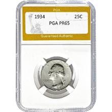 1934 Washington Quarter PGA PR65