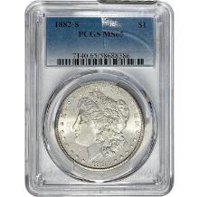 1882-S Morgan Dollar PCGS MS65 SILVER