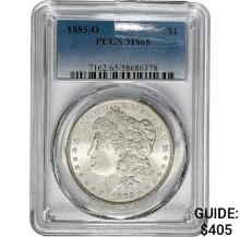 1885-O Morgan Dollar PCGS MS65 SILVER