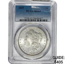 1885 Morgan Dollar PCGS MS65 SILVER