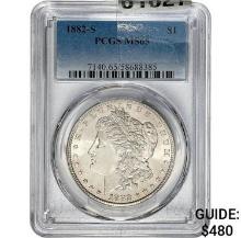 1882-S Morgan Dollar PCGS MS65 SILVER