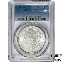 1881-S Morgan Dollar PCGS MS65 SILVER