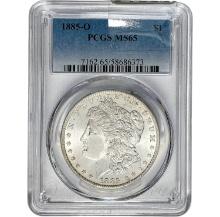 1885-O Morgan Dollar PCGS MS65 SILVER