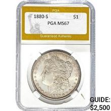 1880-S Morgan Dollar PGA MS67
