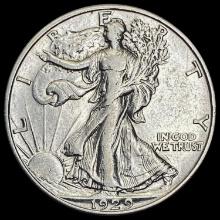 1929-D Walking Liberty Half Dollar CLOSELY UNCIRC