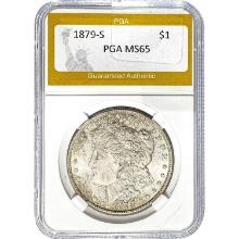 1879-S Morgan Dollar PGA MS65