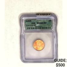 1995 Lincoln Cent 1C Doubled Die ICG MS68 RD