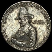 1920 Pilgrim Tercentenary Half Dollar CHOICE AU