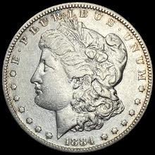 1884 Morgan Silver Dollar NEARLY UNCIRCULATED