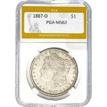 1887-O Morgan Dollar PGA MS62