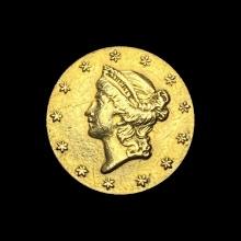 1853 $1 Liberty Head Gold Dollar HIGH GRADE