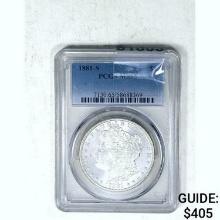 1881-S Morgan Dollar PCGS MS65 SILVER