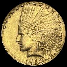 1910 Indian Head Eagle $10 UNCIRCULATED