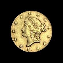 1851 Liberty Head Gold Dollar CHOICE AU
