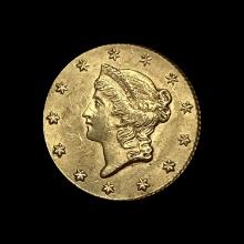 1853 Liberty Head Gold Dollar CHOICE BU