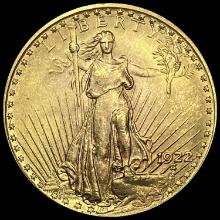 1922-S Saint-Gaudens Double Eagle CHOICE AU