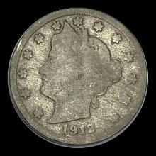 1912 Liberty Head Nickel LIGHTLY CIRCULATED