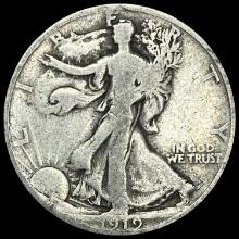 1919 Walking Liberty Half Dollar LIGHTLY CIRCULATED
