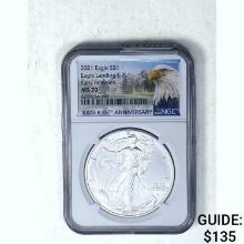 2021 Silver Eagle NGC MS70
