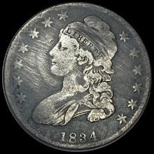 1834 Capped Bust Half Dollar LIGHTLY CIRCULATED