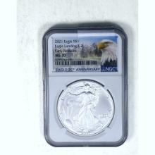 2021 Silver Eagle NGC MS70