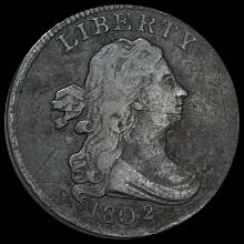 1802 Draped Bust Half Cent LIGHTLY CIRCULATED