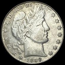 1899 Barber Half Dollar HIGH GRADE