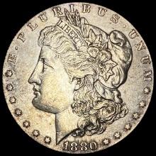 1880 Morgan Silver Dollar CLOSELY UNCIRCULATED