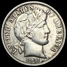 1911-D Barber Dime NEARLY UNCIRCULATED