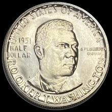 1951-S Booker T. Washington Half Dollar SUPERB GEM BU