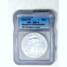 2021-(P) Silver Eagle ICG MS70
