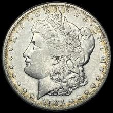 1904-O Morgan Silver Dollar ABOUT UNCIRCULATED