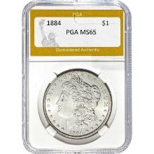 1884 Morgan Dollar PGA MS65