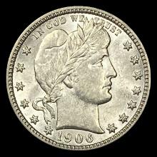 1906-D Barber Quarter UNCIRCULATED