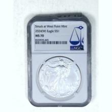 2024(W) Silver Eagle NGC MS 70