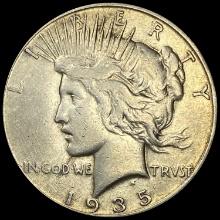 1935-S Peace Dollar LIGHTLY CIRCULATED