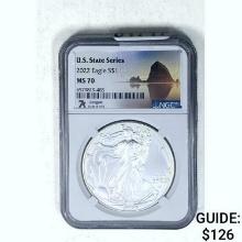 2022 Silver Eagle NGC MS70