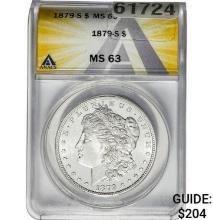 1879-S Morgan Dollar ANACS MS63 SILVER