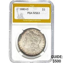 1880-O Morgan Dollar PGA MS63