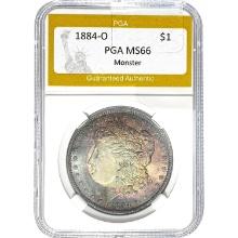 1884-O Morgan Dollar PGA MS66