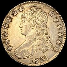 1825 Capped Bust Half Dollar CHOICE AU