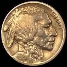 1921-S Buffalo Nickel NEARLY UNCIRCULATED
