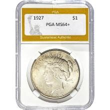 1927 Peace Dollar PGA MS64+