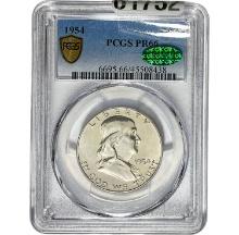 1954 CAC Franklin Half Dollar PCGS PR66