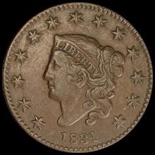 1831 Classic Head Large Cent LIGHTLY CIRCULATED