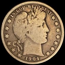 1904 Barber Half Dollar LIGHTLY CIRCULATED