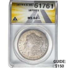 1879-S Morgan Dollar ANACS MS62 SILVER